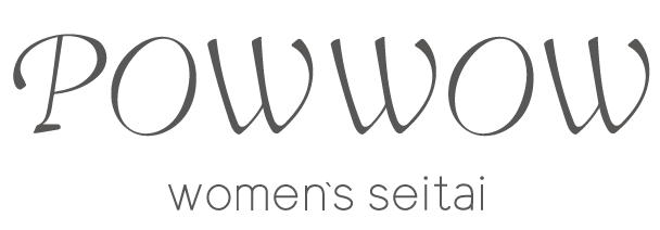 ロゴ：POWWOW women's seitai
